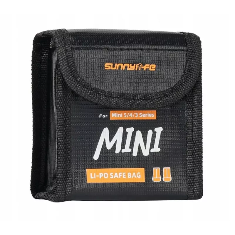 Custodia di sicurezza ignifuga per batterie SUNNYLIFE per 2x batterie DJI Mini 5/4/3 Pro / Mini 3 / Lito 1 / Lito X1