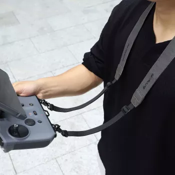 Tracolla da collo/spalla con supporto lanyard SUNNYLIFE per radiocomando DJI RC Pro 2 - nero