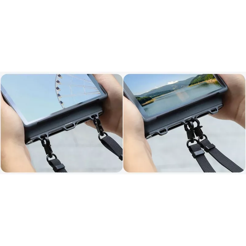 Tracolla da collo/spalla con supporto lanyard SUNNYLIFE per radiocomando DJI RC Pro 2 - nero