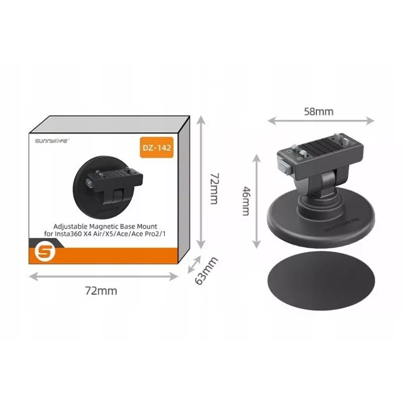 Supporto quick release da 1/4