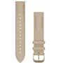 Cinturino in pelle Quick Release Garmin 18mm Light Sand con chiusura Cream Gold 010-12932-60