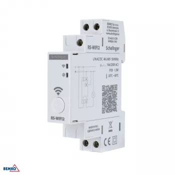 Timer astronomico SCHELINGER A26-RS-WIFI2, Wi-Fi, 1 canale, 48-240V AC/DC, 16A, guida DIN