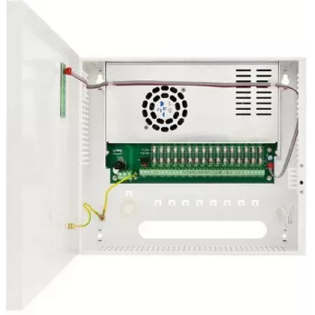 Alimentatore switching stabilizzato Pulsar HPSDC-12V16X1A per 16 telecamere HD 12V/15A/16×1A/TOPIC