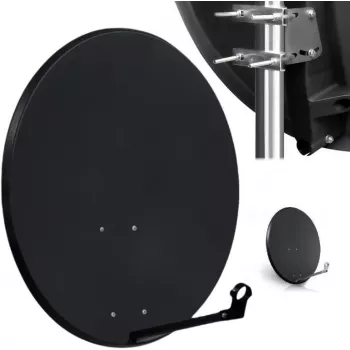 Parabola satellitare offset CORAB COR-800SAE-C 80 cm, antracite