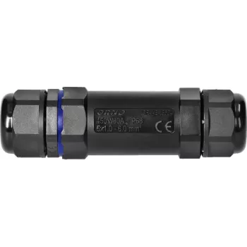 ORNO Connettore maschio dritto per cavo M25 IP68 5x6mm² 450V/30A OR-AE-13604