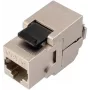 SOLARIX Modulo keystone Cat.6 STP RJ45, IDC senza attrezzi, nero