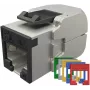 SOLARIX Modulo keystone Cat.6 STP RJ45 senza attrezzi - metallico