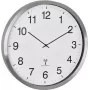 TFA Dostmann 60.3548.02 Orologio da parete radiocontrollato XXL 508 mm x 65 mm bianco argento display grande