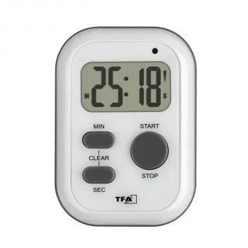 TFA Timer digitale bianco 38.2053.02