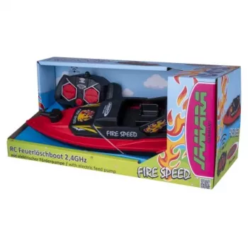 JAMARA Fire Speed RC Motoscafo antincendio 2,4 GHz con funzione getto d'acqua