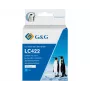 G&G Cartuccia di inchiostro compatibile per Brother LC422C ciano (550 pagine)