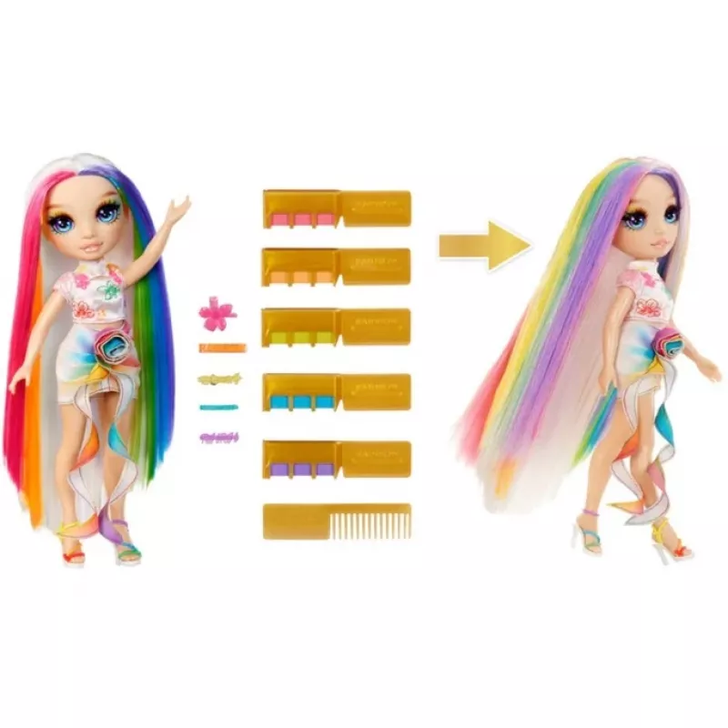 MGA Rainbow High Hair Chalk & Style bambola - Amaya Raine
