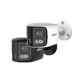 DAHUA IPC-PFW31259S-A180-E2-AS-PV-0280B telecamera di rete panoramica da esterno 5MP dual-lens con deterrenza attiva, audio bidirezionale e PoE/Wi-Fi