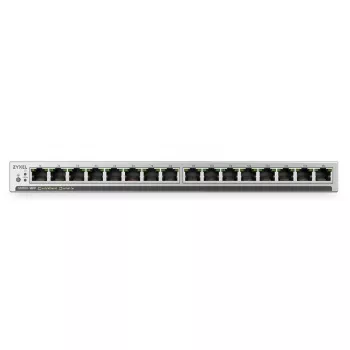 ZyXEL GS1100-16EP Switch 16 porte Gigabit PoE+ unmanaged, budget 135W, senza ventola, sottile