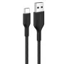 Belkin BOOSTCHARGE cavo USB-C a USB-A intrecciato 2m nero