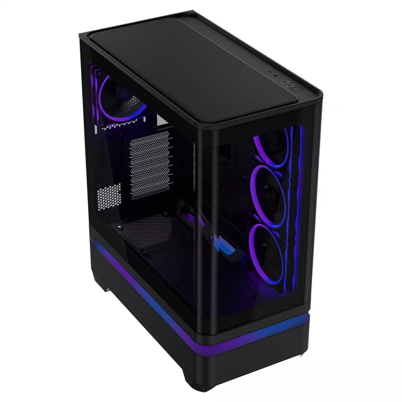 ASUS PRIME AP304 TG ARGB ATX Black Edition case gaming