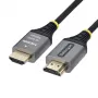 StarTech.com cavo HDMI Premium High Speed con Ethernet - 3 m - nero e argento - 4K 60Hz, 1440p 144Hz, 18 Gbps, HDMI 2.0, connettore maschio su connettore maschio