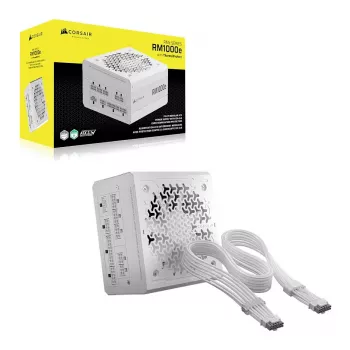 CORSAIR RMe White Series RM1000e 2026 Cybenetics Platinum certificato 1000W completamente modulare ATX 3.0 alimentatore