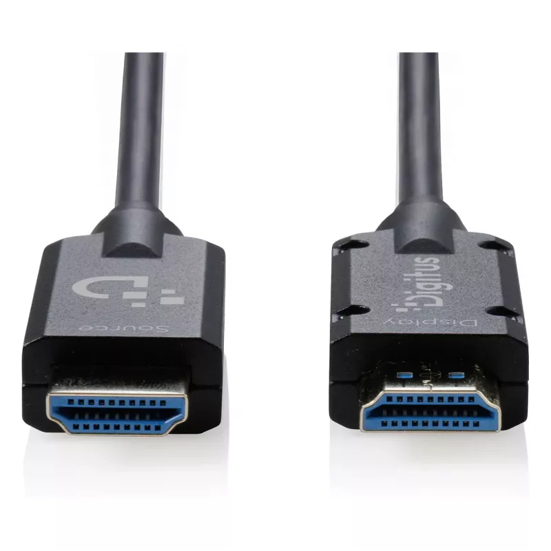 DIGITUS Armored HDMI 2.1 cavo ottico attivo, 8K UHD, 20 m, nero