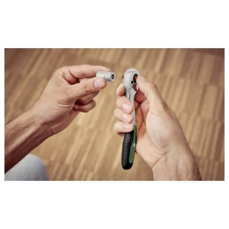 Bosch set da 60 pezzi di chiavi a cricchetto e a bussola con valigetta, 1/4 inch e 1/2 inch, coppia max. 768 Nm
