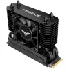 Team Group T-Force GC PRO 2TB M.2 2280 PCIe Gen5 NVMe SSD con dissipatore T-FORCE DARK AirFlow, nero