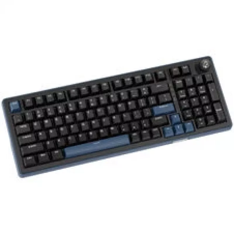 Ducky OK-M 98 tastiera gaming, layout 98%, hot-swappable, RGB, ANSI - switch KTT Baby Blue