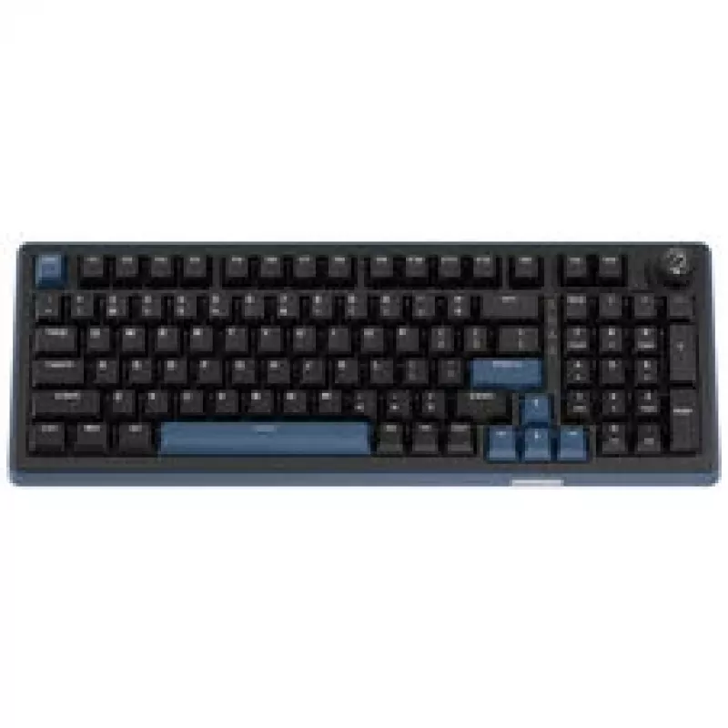 Ducky OK-M 98 tastiera gaming, layout 98%, hot-swappable, RGB, ANSI - switch KTT Baby Blue