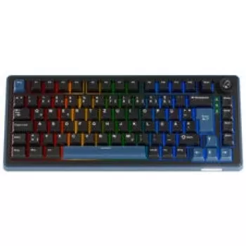 Ducky OK-M 75 tastiera gaming meccanica, layout 75%, switch tattili KTT hot-swappable, illuminazione RGB, ISO, nero
