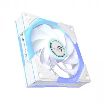 Ventola ASUS ROG Eurux GR120 ARGB Reverse Fan White Edition, 120 mm, confezione singola