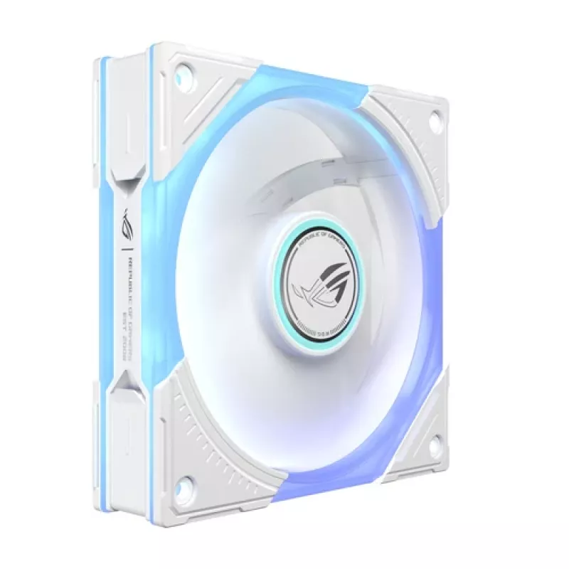 Ventola ASUS ROG Eurux GR120 ARGB Reverse Fan White Edition, 120 mm, confezione singola
