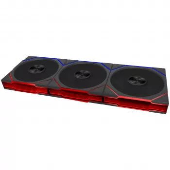 Lian Li UNI FAN TL FLEX Wireless ARGB ventola 120mm confezione da 3 con controller - nero