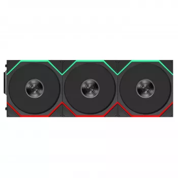 Lian Li UNI FAN TL FLEX Wireless ARGB ventola 120mm confezione da 3 con controller - nero