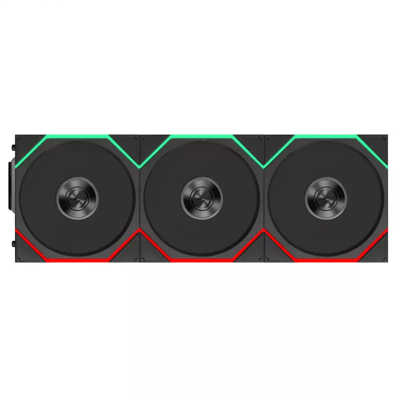 Lian Li UNI FAN TL FLEX Wireless ARGB ventola 120mm confezione da 3 con controller - nero