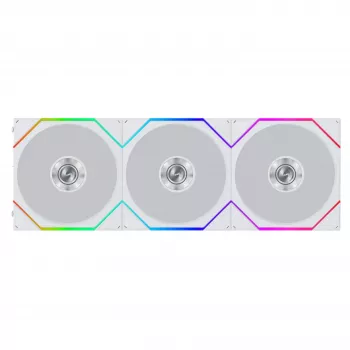 Lian Li UNI FAN TL FLEX Wireless ARGB ventola 120mm, bianco, confezione da 3 con controller