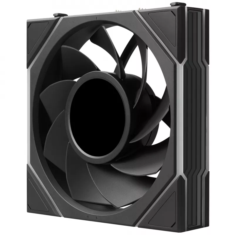 Lian Li UNI FAN TL LCD FLEX Wireless 120mm Reverse Blade ventola ARGB PWM con display LCD - nero