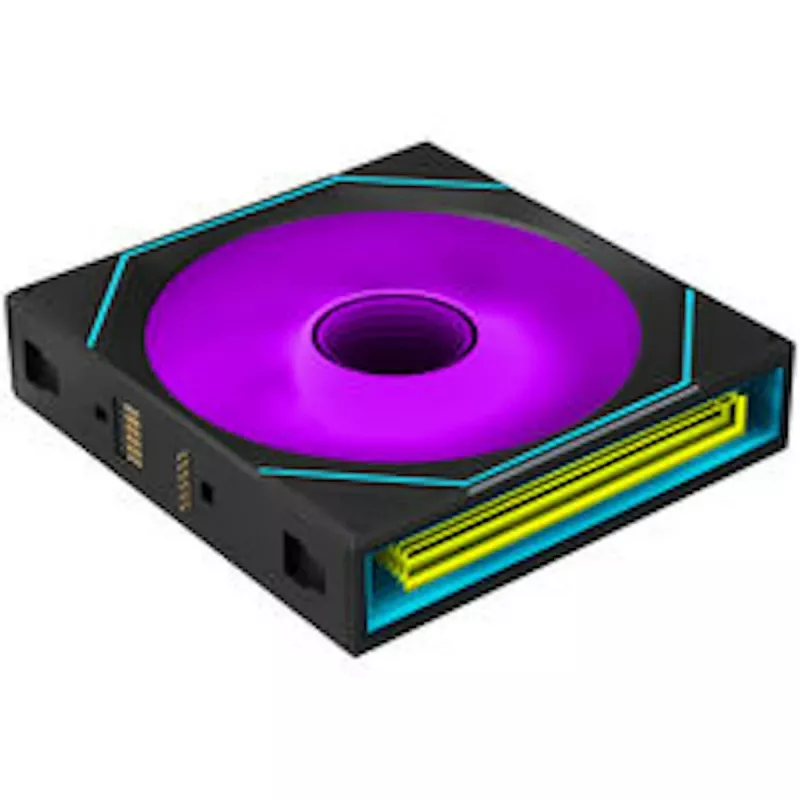 Lian Li UNI FAN SL-INF FLEX Wireless ARGB Reverse Blade ventola 120mm confezione da 3 con controller - nero