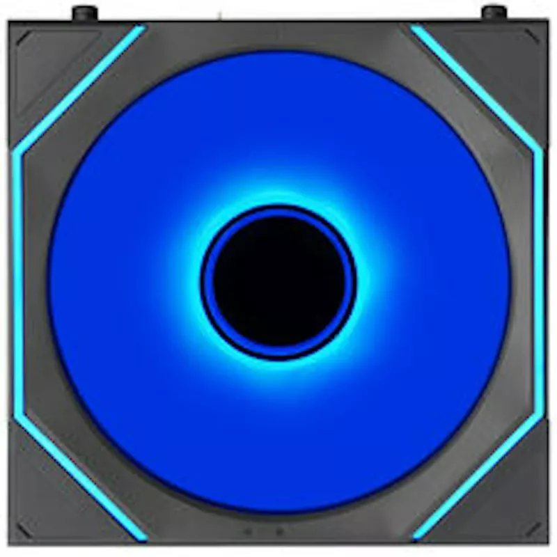 Lian Li UNI FAN SL-INF FLEX Wireless ARGB Reverse Blade ventola 120mm confezione da 3 con controller - nero