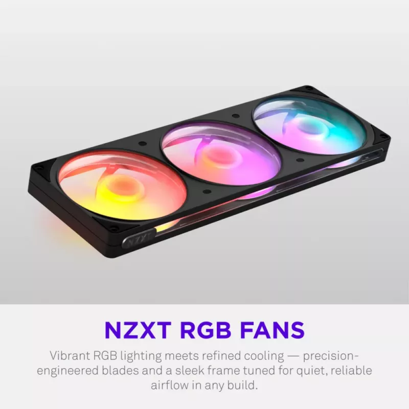 NZXT F360 RGB dissipatore CPU liquido All-in-One 360mm - nero