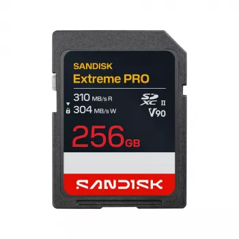 SanDisk Extreme PRO 256 GB SDXC UHS-II V90 U3 Class 10 scheda di memoria