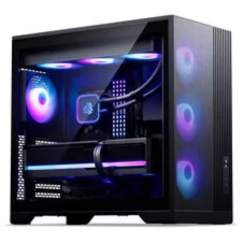 Phanteks XT M5 case PC Midi-Tower, ATX, frontale mesh, vetro temperato, 3x ventole D-RGB, nero