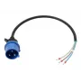 Cavo di alimentazione Anker SOLIX IEC 60309 1P+N+E a estremità libera, 32 A, 60 cm, blu