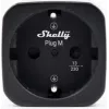 Shelly Plug M Gen3 presa smart nera con monitoraggio energia, 13A, Wi-Fi e Bluetooth