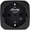 Shelly Plug M Gen3 presa smart nera con monitoraggio energia, 13A, Wi-Fi e Bluetooth