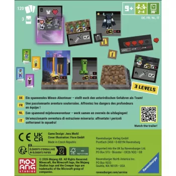 RAVENSBURGER Minecraft: Digging Down gioco da tavolo strategico