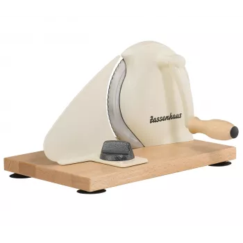 Zassenhaus affettatrice per pane Classic, manuale, crema (072082)