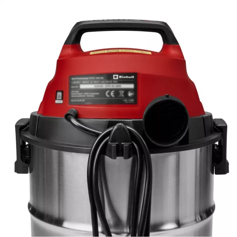 Aspiratore solidi/liquidi da officina Einhell TC-VC 3055 SA con presa di corrente, 30 L