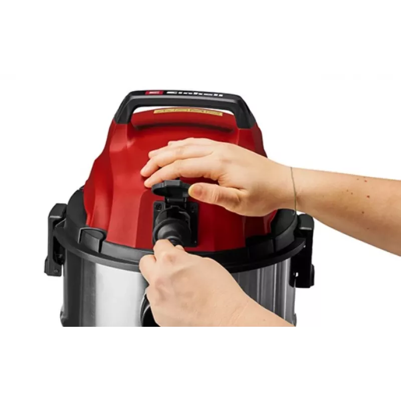 Aspiratore solidi/liquidi da officina Einhell TC-VC 3055 SA con presa di corrente, 30 L