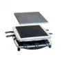 Steba RC 3 Plus Raclette-Grill cromato con piastra in pietra naturale - 8 persone, 1400W, cromo