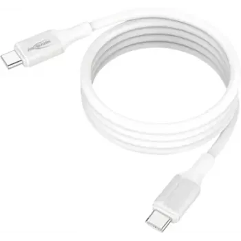 ANSMANN Cavo magnetico USB-C in silicone 1,2 m bianco