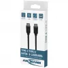 ANSMANN Cavo dati e ricarica USB-C a USB-C 2m nero 60W PD